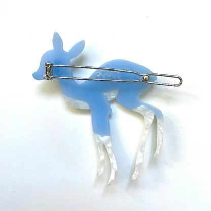 Blue Deer Hair Clip
