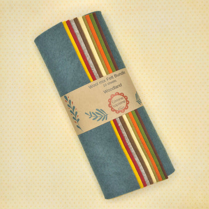 Felt Bundle of 10 Sheets - 10 themes