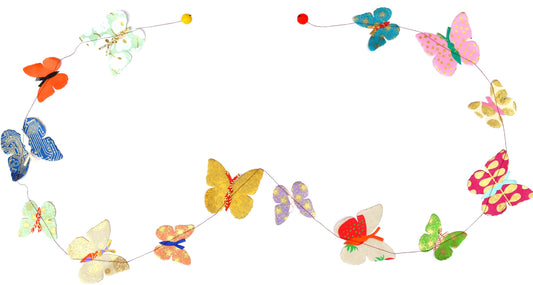 5ft Paper garland, Butterfly.
