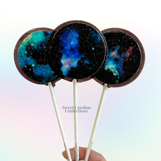 Outer Space Lollipops, Blackberry Flavor, 10/Case -VEGAN