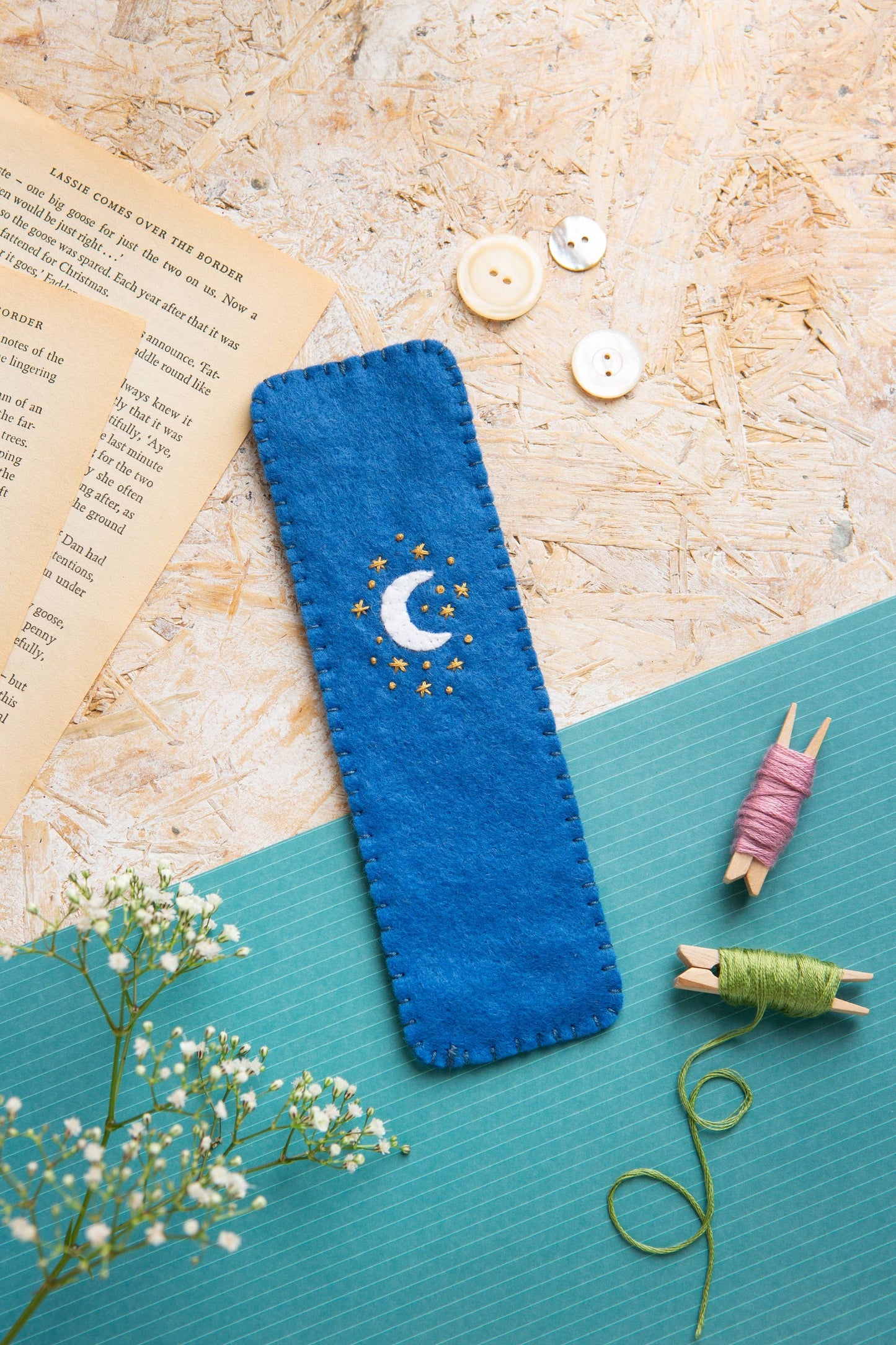 Hare Bookmark Felt Craft Kit | Beginner Craft Kit for Adults