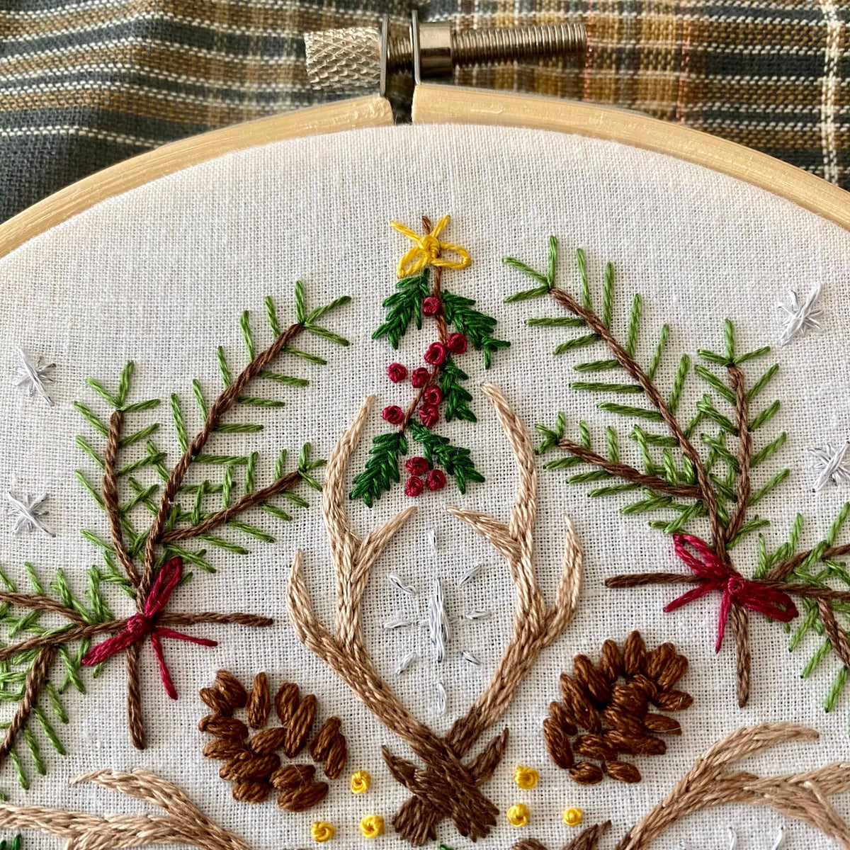 Woodland Mandala Sampler Craft DIY Embroidery Kit