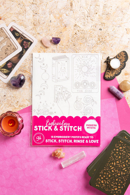Modern Mystic Stick & Stitch Embroidery Pack | Celestial