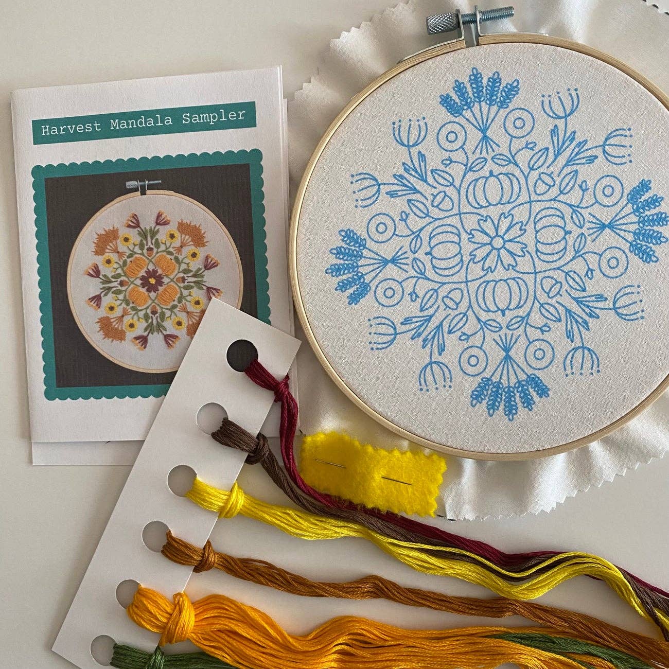 Harvest Mandala Sampler Craft DIY Embroidery Kit