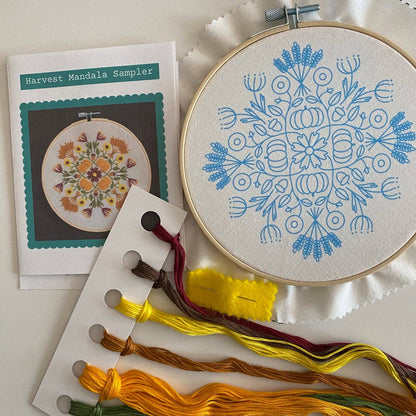Harvest Mandala Sampler Craft DIY Embroidery Kit