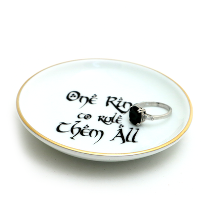 The Hobbit, LOTR, One ring to Rule Them All ring dish