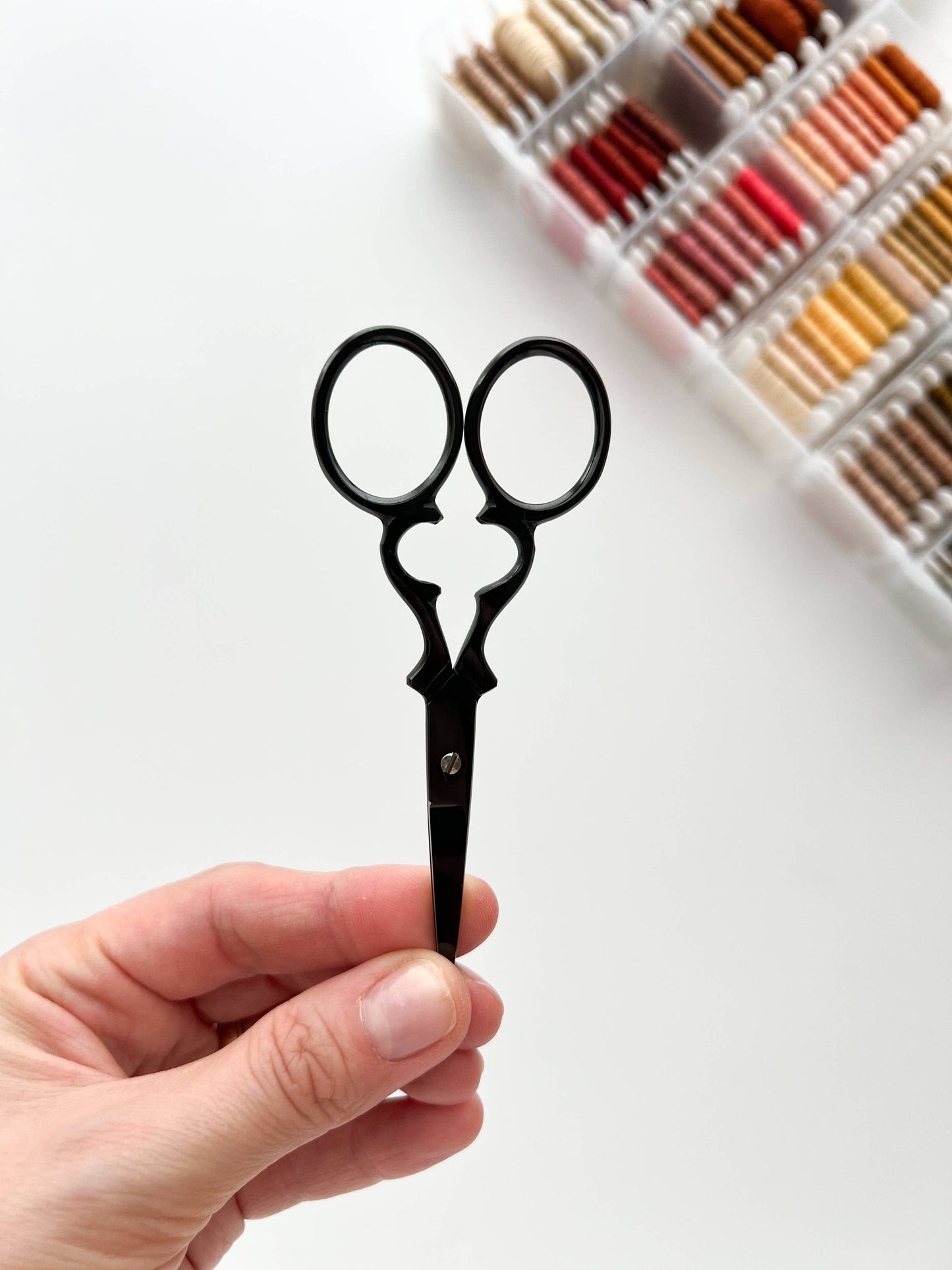 Vintage embroidery scissors, small needlecraft scissors