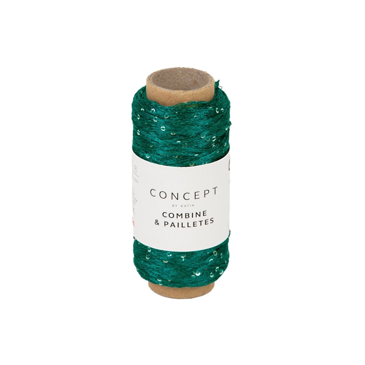 Combine & Paillettes Sequined Carry Along Yarn